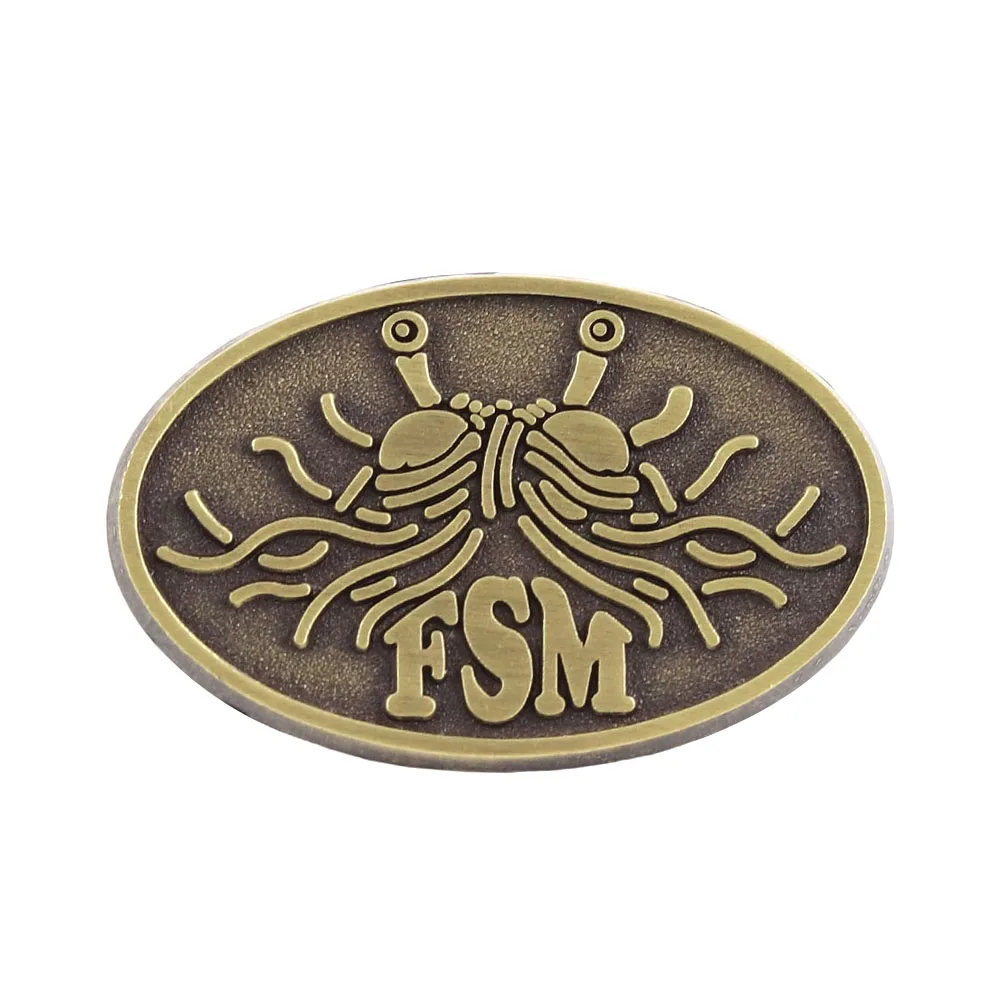 FISM Double Scorpion Magic Brooch International Magic Conference Logo Enamel Pin Double Scorpion Relief Retro Metal Badge Gift