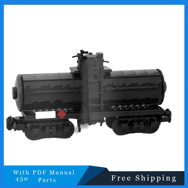 430 قطعة مقصورة شاحنة معلبة سوداء نموذج لبنات البناء لتعليم الأطفال لتقوم بها بنفسك تجميع عرض لعبة هدايا عيد الميلاد #2