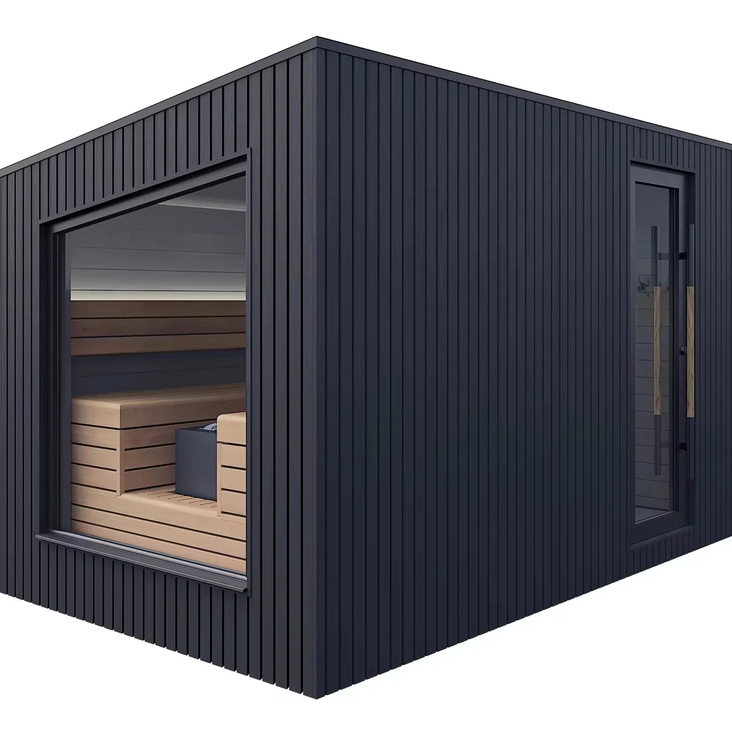 Outdoor Garden 4-6 people Outdoor 6/9/12 KW Electric Furnace Heater Smart Sauna Steam Room