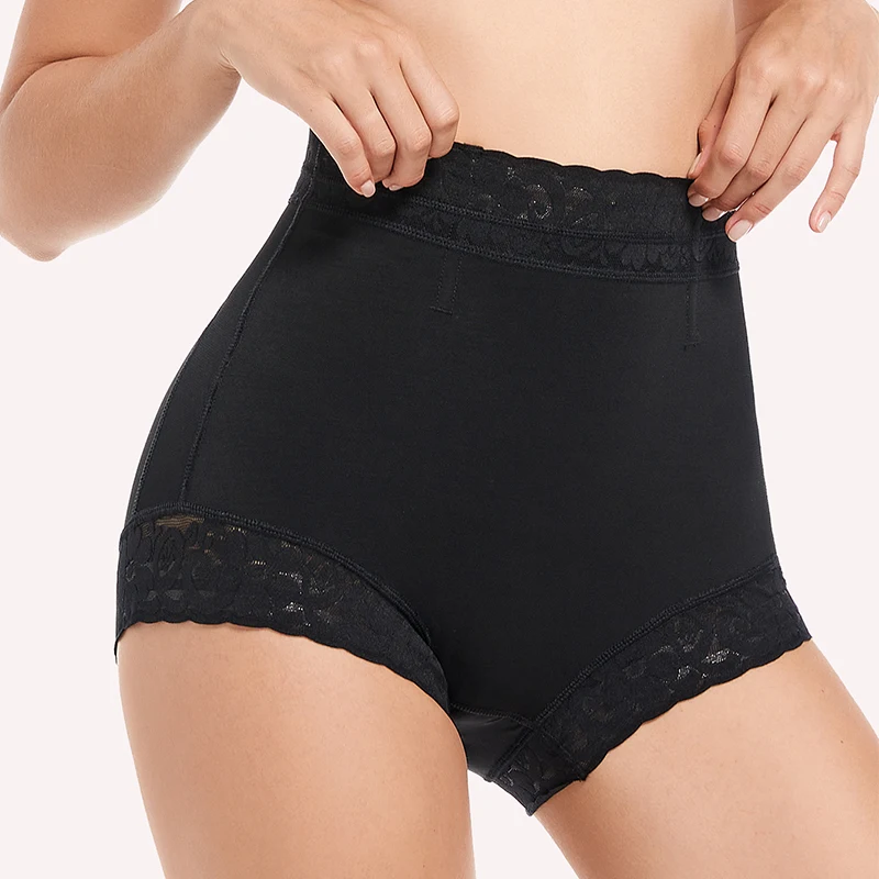 Pantaloncini intimi da donna dimagranti per il sollevamento del sedere, pantaloncini, biancheria intima con cintura modellante ad alta compressione