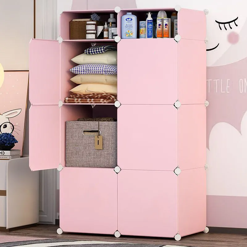 Modern Minimalist Wardrobe Partitions Cupboard Simple Clothes Storage Wardrobe Nordic Modular Guarda