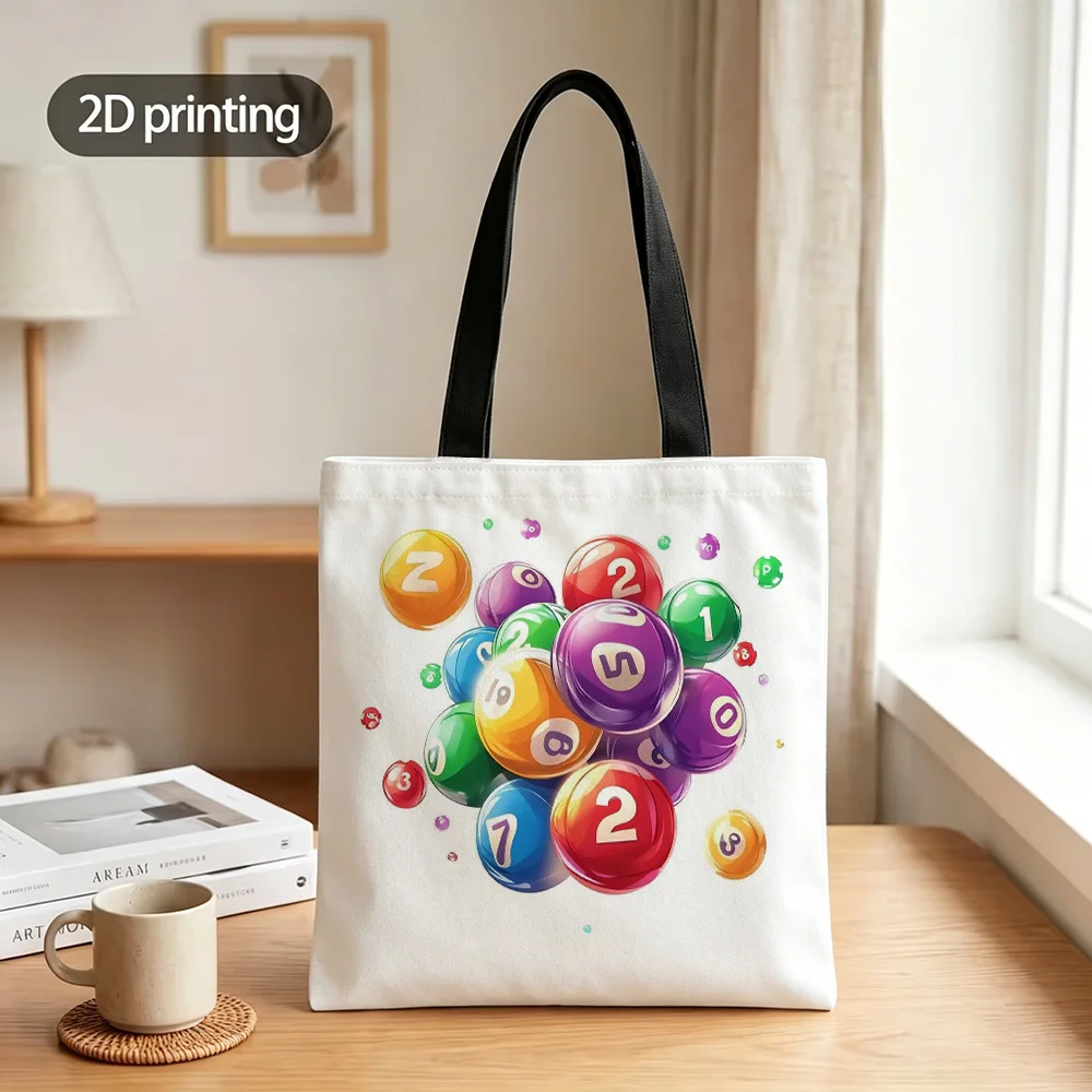 1pc Colorful Lottery Ticket Ball Stacking Pattern Shopping for Daily Use, Retail Stores, Lottery & Organizing, for Groceries