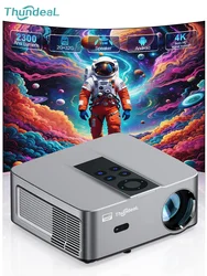 ThundeaL 1080P Projector TD98 Mini WiFi Android Portable Full HD Projector TD98Mini 4K Video Home Theater Movie Cinema Beamer