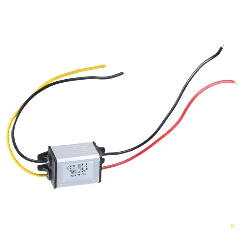 Waterproof Voltage Reduction Module Open End Power Converter DC8-35V to 1-15V 3A Car Power Conversion Adapter F19E