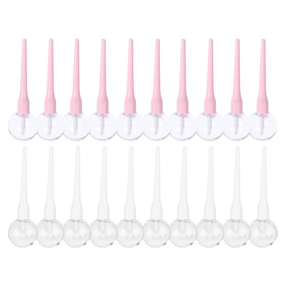 

20Pcs Lip Gloss Tubes Portable Lollipop Shape 8ml Pink White Travel Empty Lip Gloss Containers Small Bottles DIY Lipstick Tubes