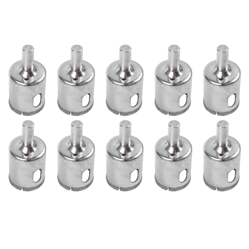 

A53Q-10 Pcs 25Mm Glass Tile Hole Saw Drill Bit Cutter