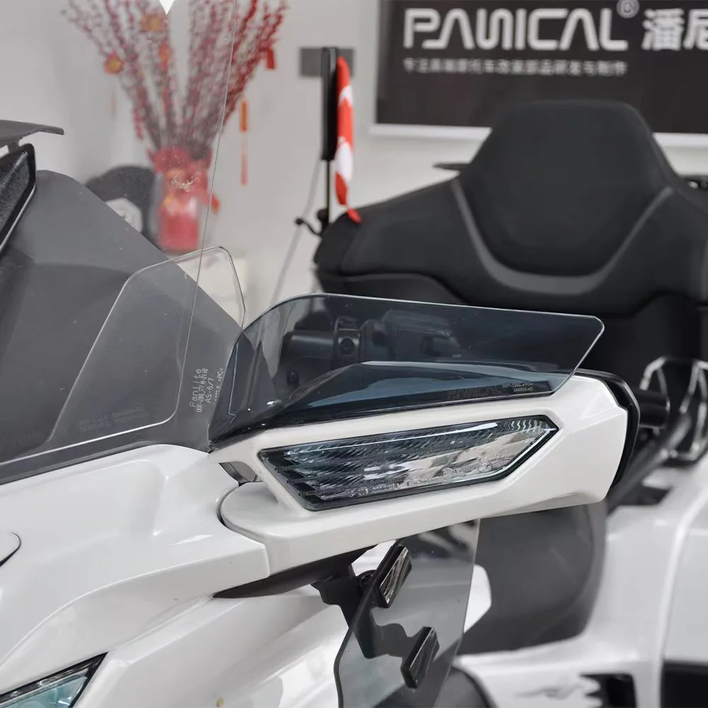 PANICAL Motorrad-Rückspiegel-Spoiler Luftabweiser für Honda GoldWing GL1800 DCT F6B 2018-2025 Windschutzscheiben-Zubehör – Detail 6