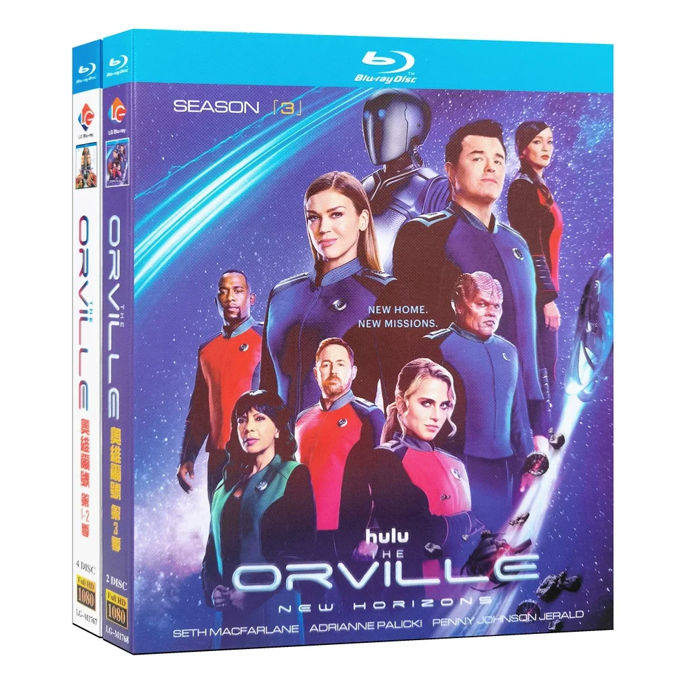 

BD Blu-ray: Телесериал «Орвилл», сезоны 1–3, полный 6-дисковый бокс-сет