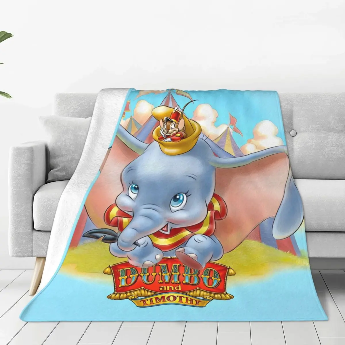 Soft Blankets Travel Office Dumbo Throw Blanket Flannel Bedspread For Couch Chair Street Trend Sofa Bed Cover