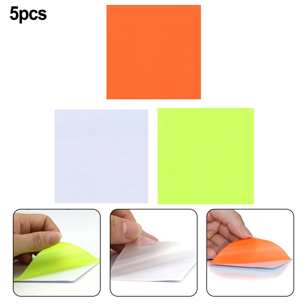 New Nice Practical High-quality Camping Hiking Tent Repair Tape 5pcs Multicolor Self-adhesive TPU Water Resistance