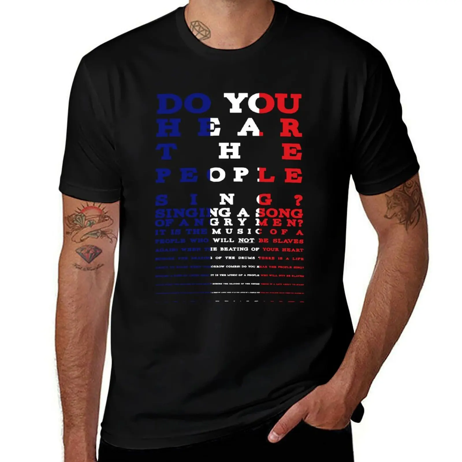 

Mens My Favorite Do You Hear The People Sing Les Mis Design Gifts Music Fans T-Shirt