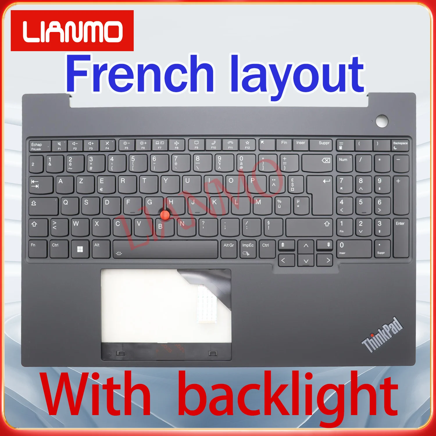 Spanish/French/Switzerland/Czechoslovak/Greece/Hebrew/Hungarian/US layout for Lenovo ThinkPad E16 G1 C-shell backlight keyboard