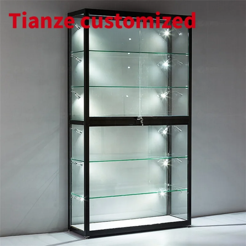 

(Customized) fashional glass commercial display showcase retail display counter