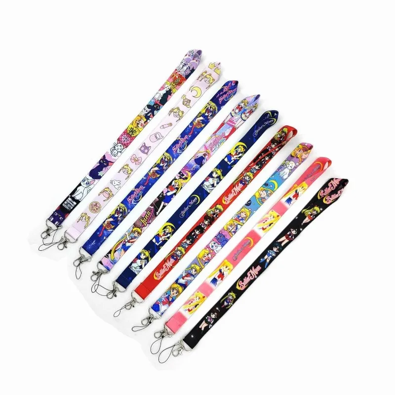 

New Sailor Moon cartoon moon hare anime cute mobile phone lanyard key work permit badge student lanyard holiday gift wholesale