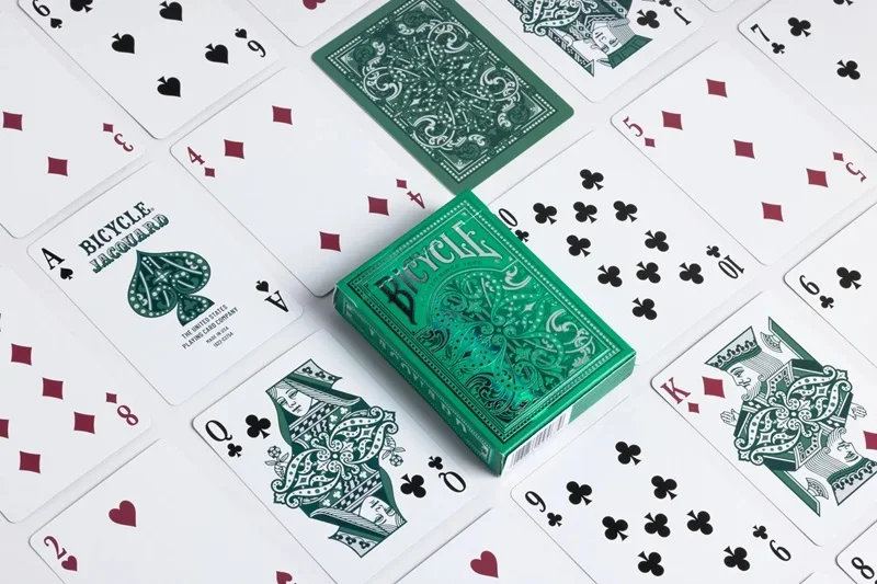 Baraja de cartas de Jacquard para bicicleta, juegos de cartas de tamaño de póker, trucos de magia