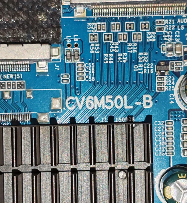 Placa de conversión de TV LED 4K, foto física de CV6M50L-B, 10012513 BH-16278