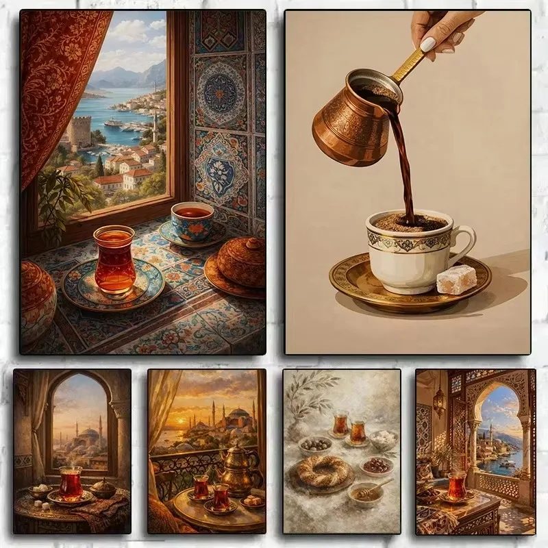 500/1000/1200/2000PCS Jigsaw Puzzle Vintage Oriental Tea Culture Retro Teapot Scene DIY Family Assembly Game Home Decor Gift