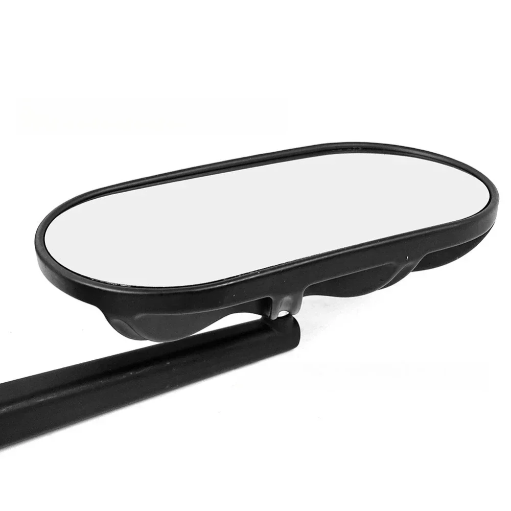 WB2 Universal Folding Motorcycle Mirrors, Spring Loaded, Easy to Fold Back in Tight Spaces, CNC Machined Aluminum