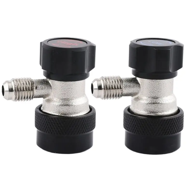 AB02 Automotive Air Conditioner R134ar 1234Yf Adjustable Quick Coupling Refrigerant Fluorinated Coupling Tool 34A Adapter