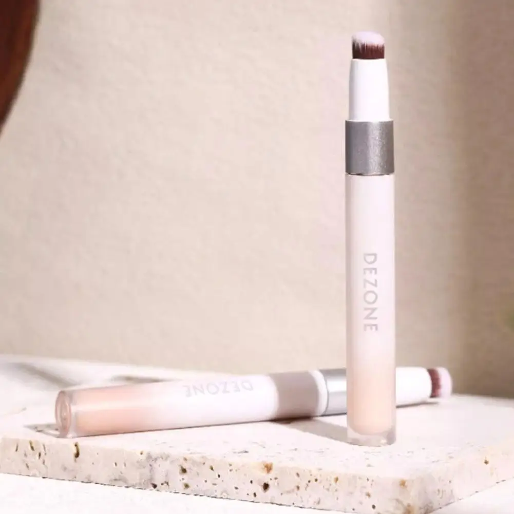 Correttore a doppia testa che copre le cicatrici da acne Borse per gli occhi Cerchi scuri Lacrima Troughs Correttore liquido illuminante Trucco viso