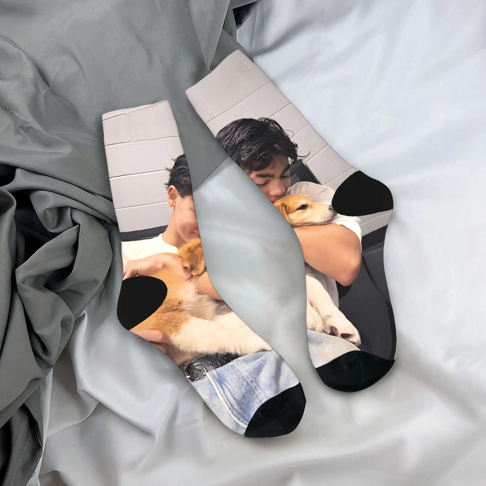 Malachi Barton Meias Casuais Outono Antiderrapante Unissex Homens Meias Quentes Design Macio Meias de Skate