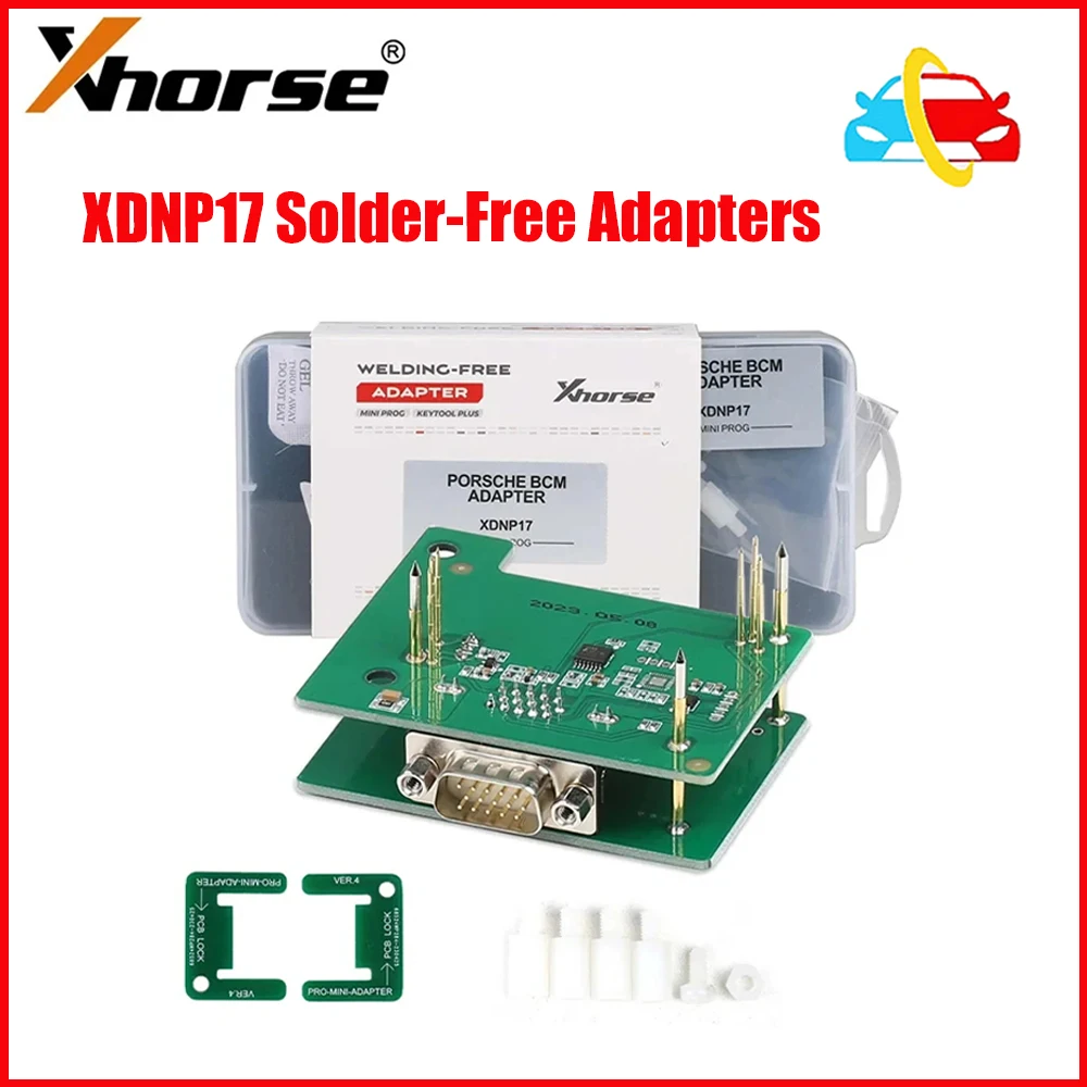 

Xhorse XDNP17 Solder Free Adapter for Porsche BCM works with VVDI Prog, Mini Prog, Key Tool Plus