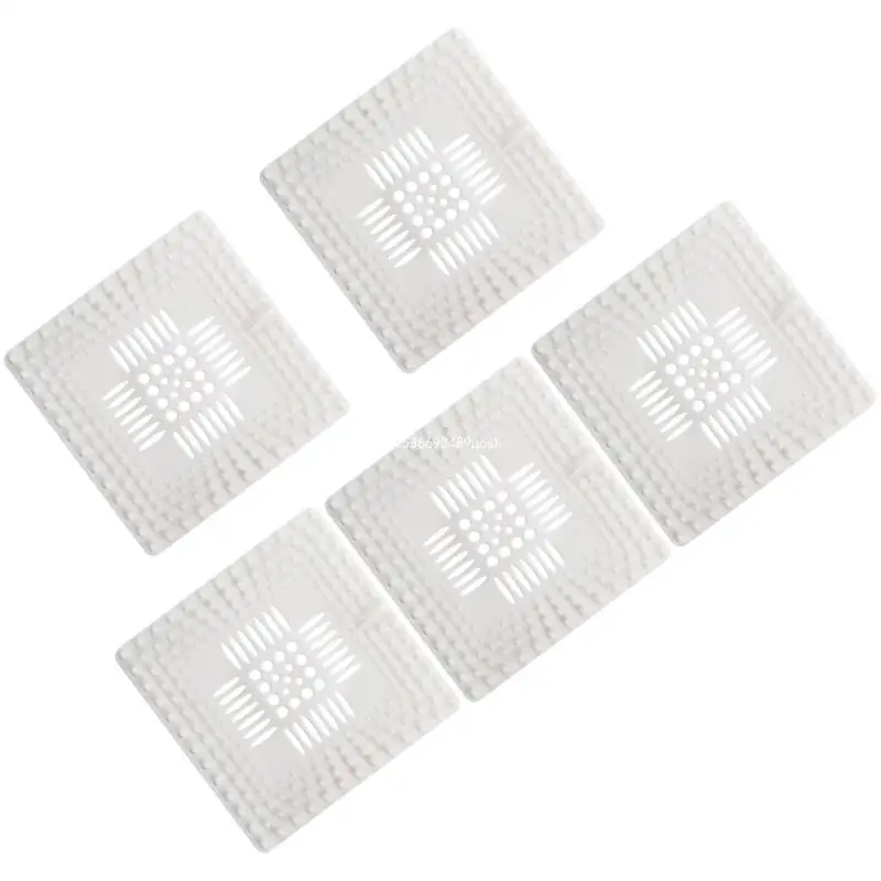 

Sturdy 5pcs Shower Drain Covers Plastic Hair Trap for Bathtub and Sink