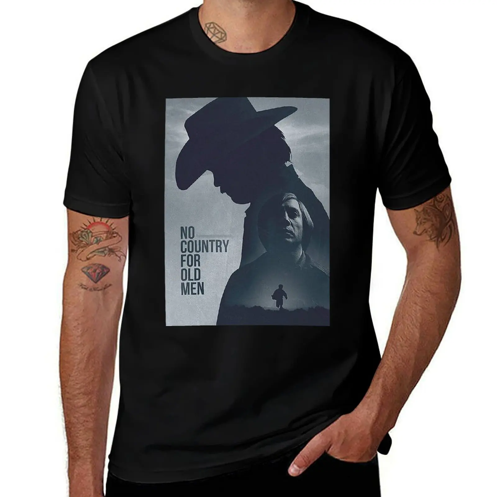 Mystery Movie Men of T-Shirt Basic Casual Short Sleeve Cotton Shirt