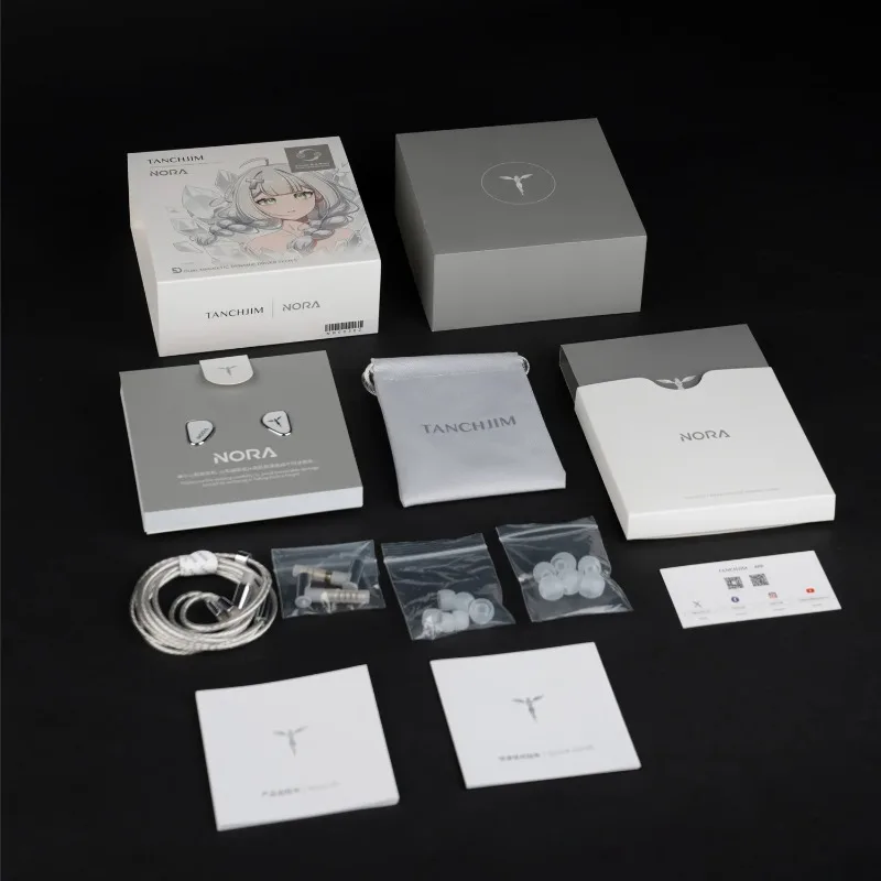 หูฟัง TANCHJIM NORA HiFi แบบใส่ในหู รุ่น DMT5 ไดรเวอร์แบบไดนามิก หูฟังมอนิเตอร์ สายถอดได้แบบ 2 พิน