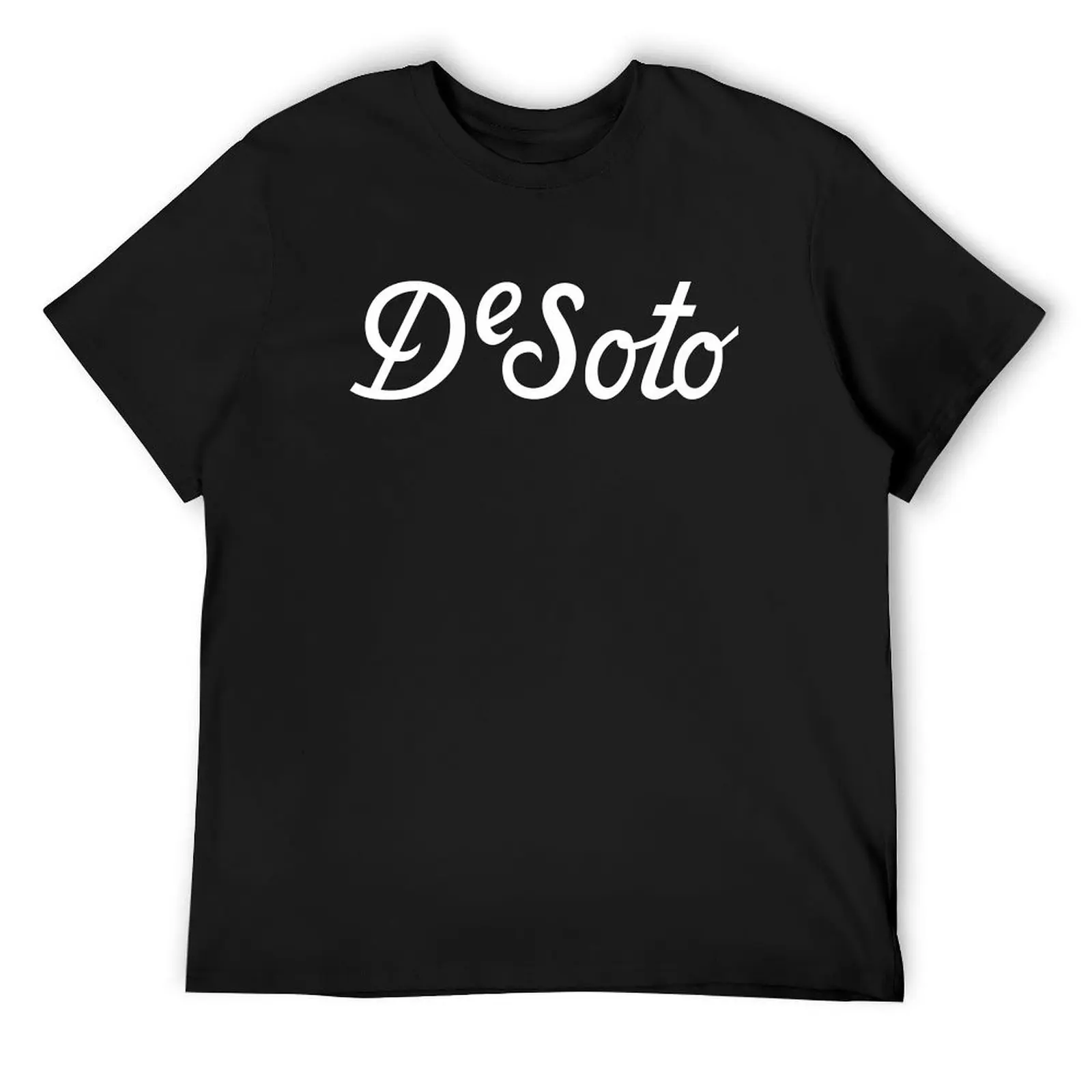 DeSoto Script T-Shirt quick-drying graphic tee shirt quick drying slim fit t shirts for men