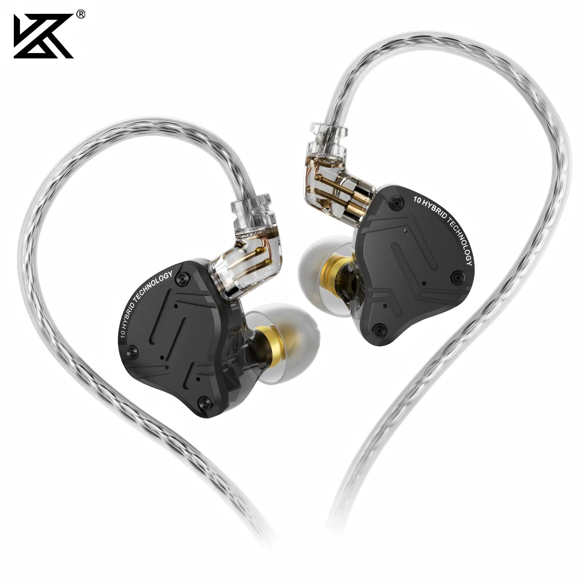 

KZ ZS10 PRO X Hybrid Drive Upgrade HiFi Earphones In Ear Monitor Headphones with Improved 2 pin plug Wired Headest Sport Earbuds