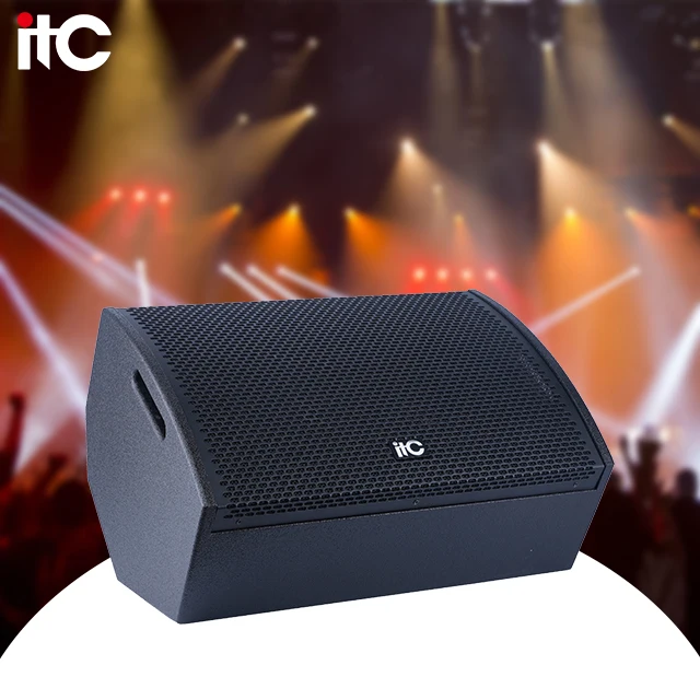 

ZJZ 12inch Professional Two Way Black Color Studio Speaker Monitor Floor Monitor Speaker Monitor