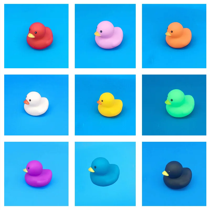 Mini Rubber Ducks Preschool Bath Toys Squeak Float Ducks Baby Bathtub Shower Toy Gift for Toddlers Kids Boys Girl Birthday