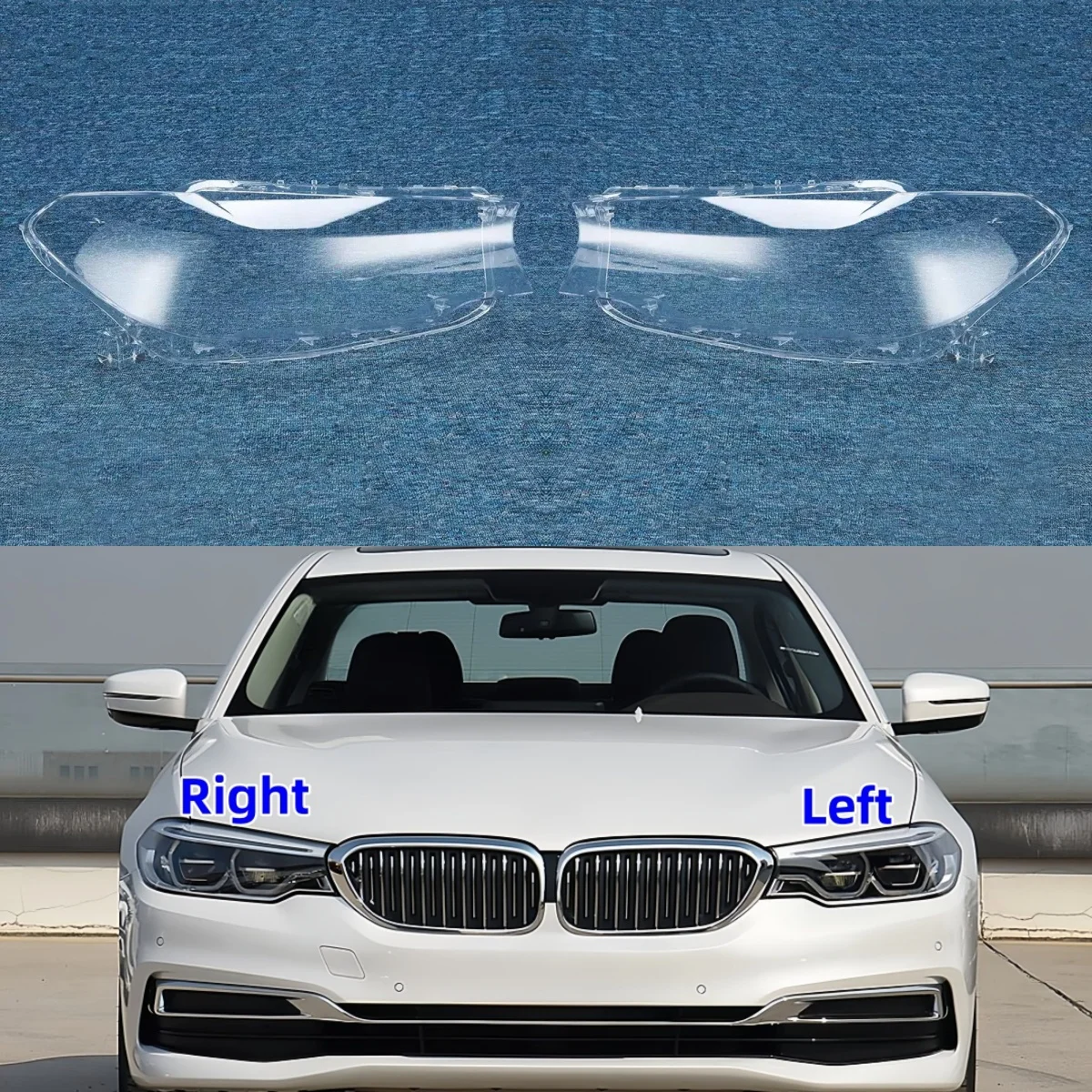 

Для BMW 5 серии G30 G38 2016 2017 2018 2019 2020 Автомобильная фара крышка абажура оболочка объектива фары