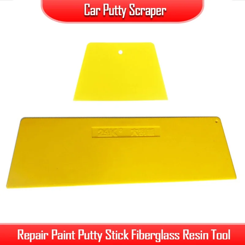 Putty Scraper Auto Body Scraper Filler Applicator Repair Paint Putty Stick Fiberglass Resin Tool