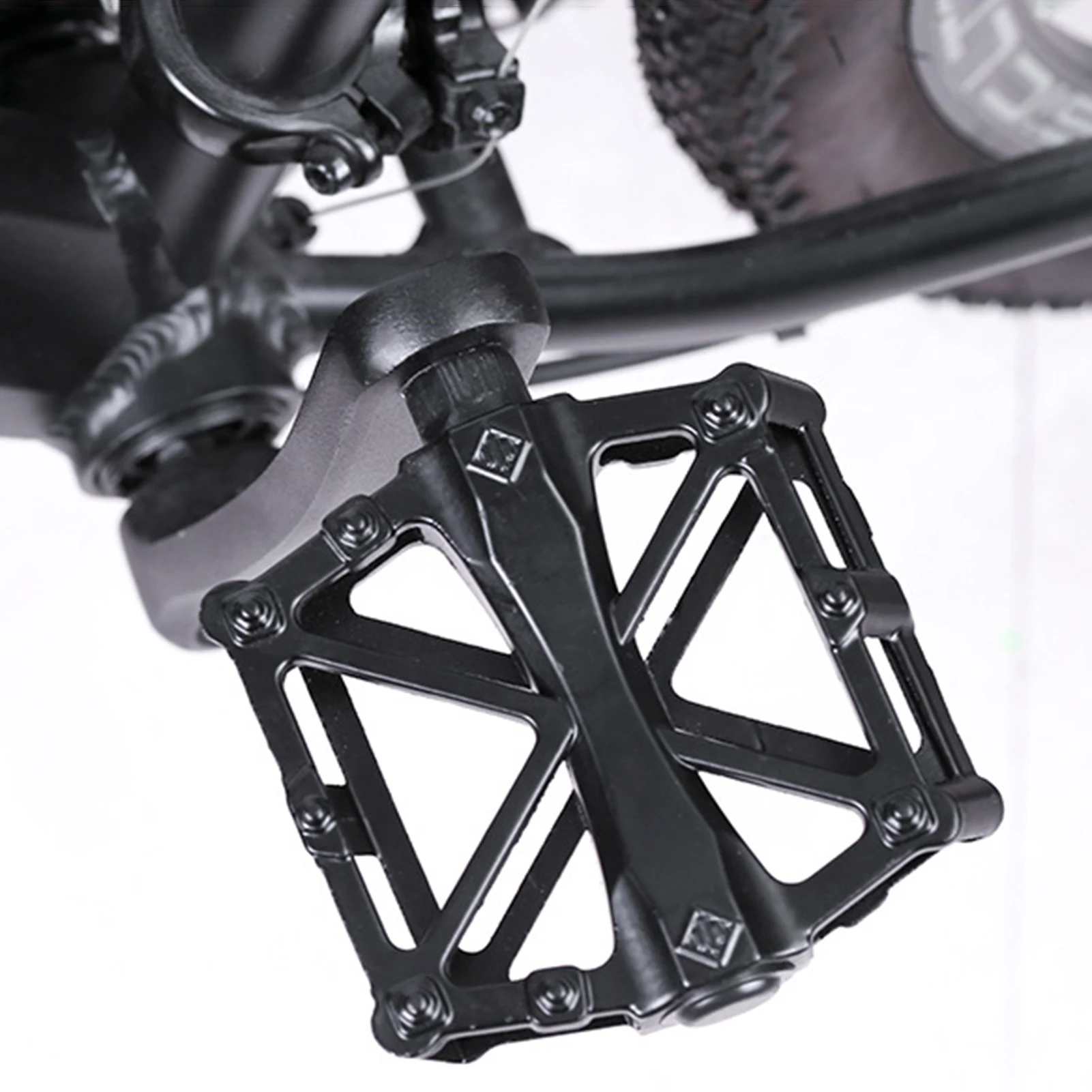 Pedales de bicicleta de montaña, pedales planos, Pedal de bicicleta de alta resistencia, clavijas de pie plegables para bicicleta de cercanías, MIAO-US