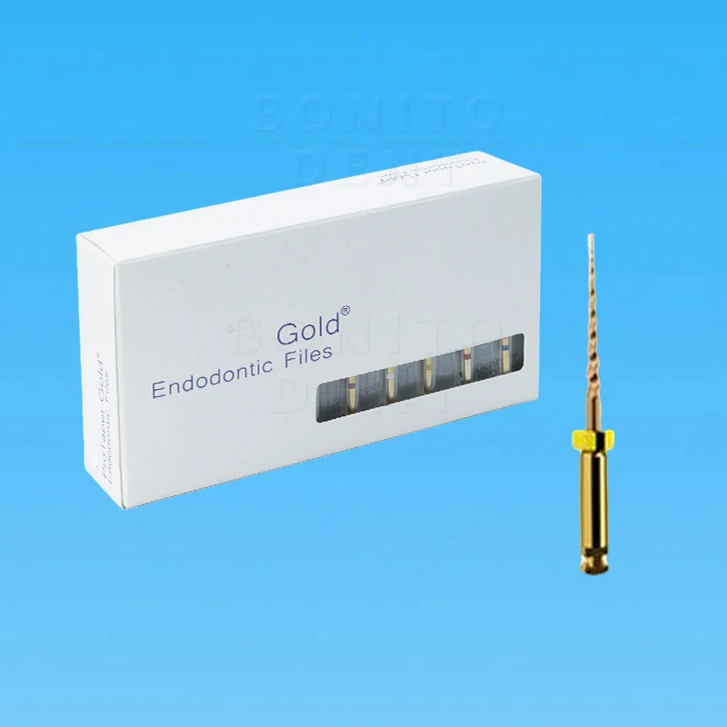 Dental taper Gold Rotary file endo file Assorted SX-F3 21mm 25mm 31mm Endodontic Flexible Dentist Use for Root Canal Tool