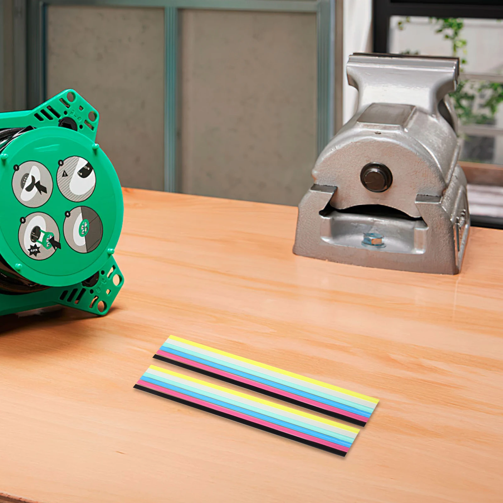 120 Pcs Plastic Welding Rods Flat Ribbons Bumper Repair Wire Kayak for Auto Car Tools