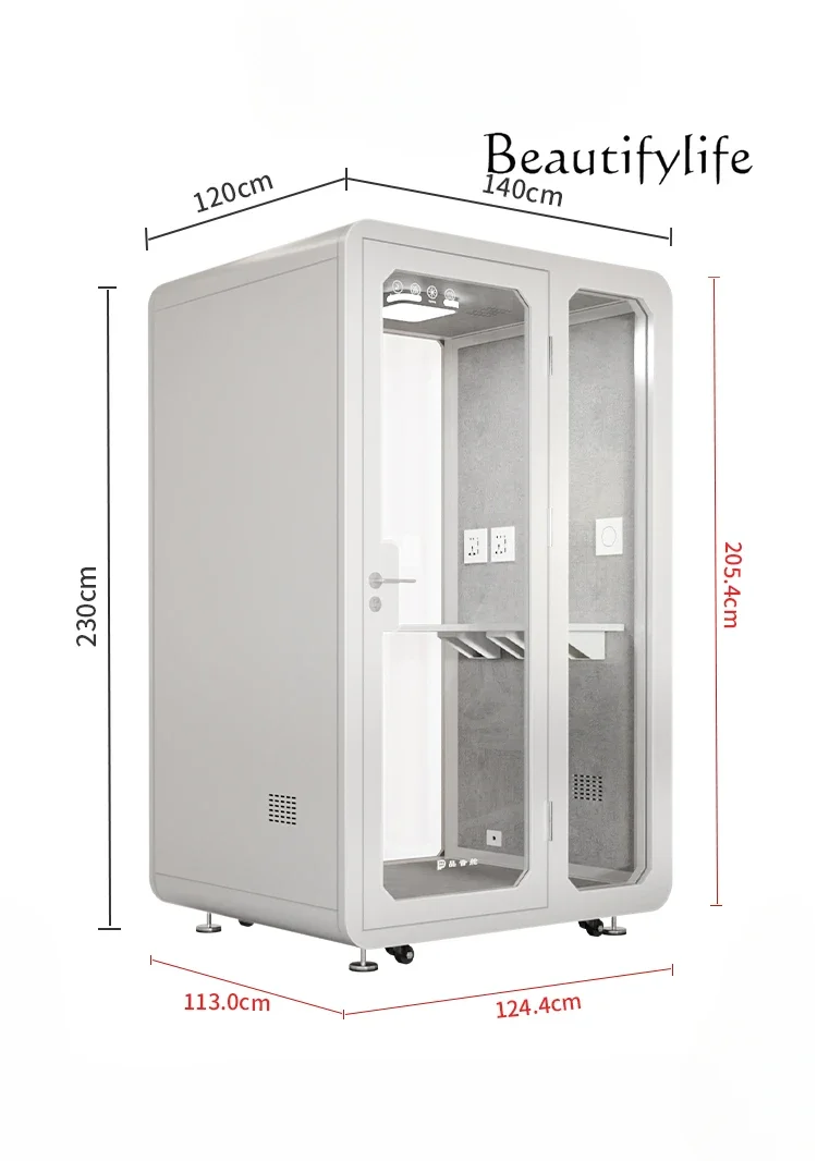 

cage de cacheté live stream Indoor recording studio Learning silent warehouse Mobile phone booth Soundproof room Office singing