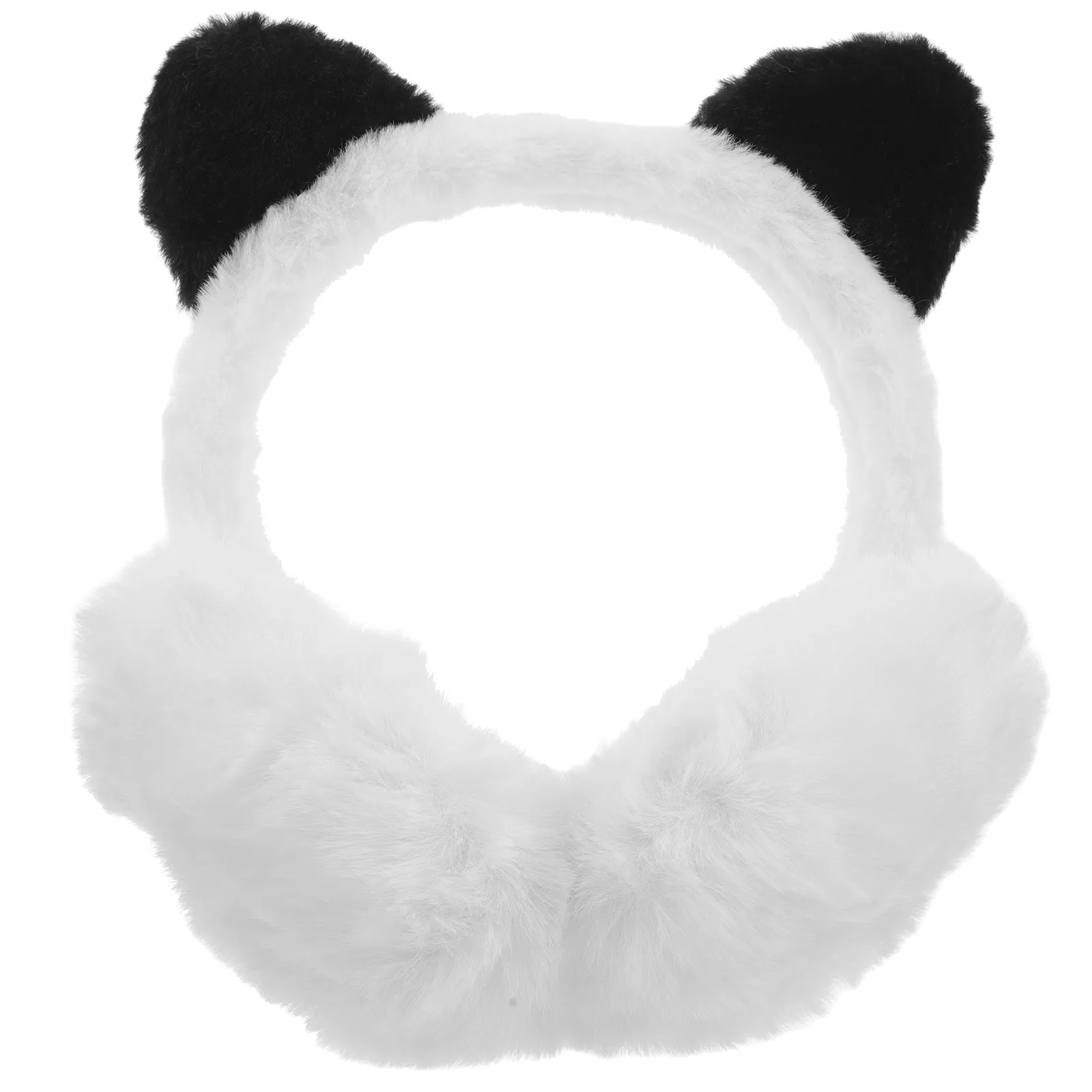 

Детские зимние теплые складные портативные наушники-утеплители с мультяшными ушками панды для активного отдыха, бега, езды на велосипеде, игр на снегу и защиты от холода