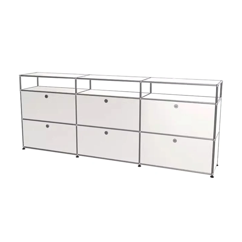 Modular combination sideboard, stainless steel storage sideboard, storage TV cabinet