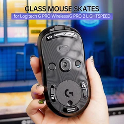Patines de pies de ratón con superficie pulida súper suave, suela duradera y suave para ratón Logitech G PRO inalámbrico/G PRO 2 LIGHTSPEED