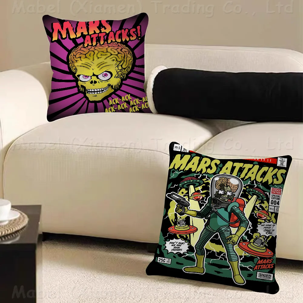 Mars Attacks Cushion Cover 30x50 Polyester Sofa Cushions Decorative Throw Pillows Home Decoration Pillowcover