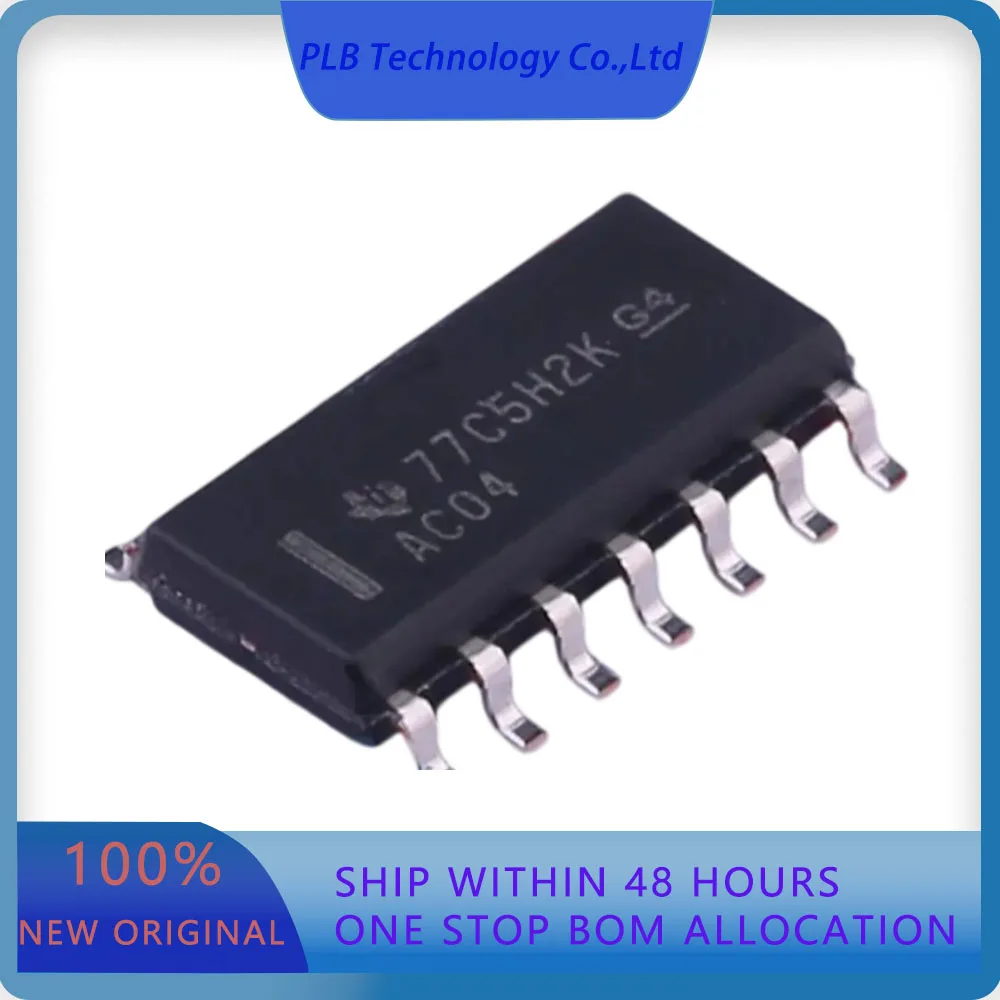 SN74AC04DR SN74AC04  6 7ns@5V50pF 2uA 2V~6V SOIC-14 Inverters Original Stock