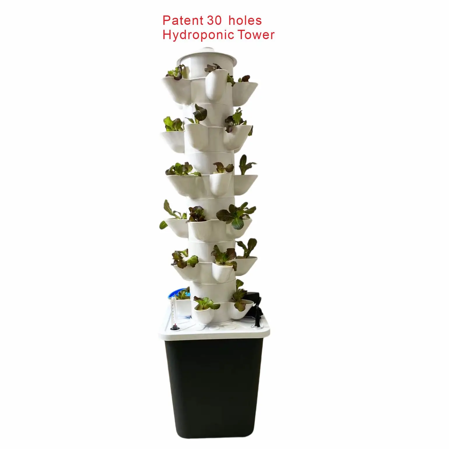 Indoor & Outdoor Classic Design NFT Hydroponic Garden Tower Planter Home Vertical Growing System for Floor & Mall Use