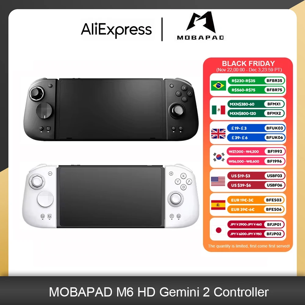 Mobapad M6 Gemini Joystick for Nintendo Switch with Hall Effect Controller HD Vibration for Nintendo Switch OLED Console