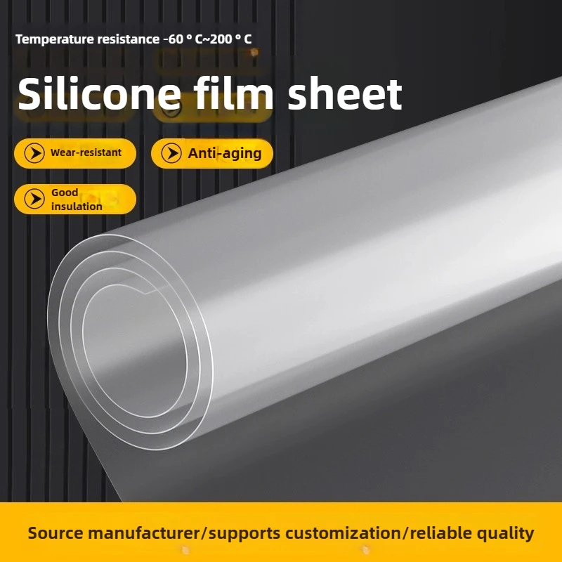 

Ultra-Thin Silicone Sheet, 0.1-1mm Transparent Film & Rubber Pad