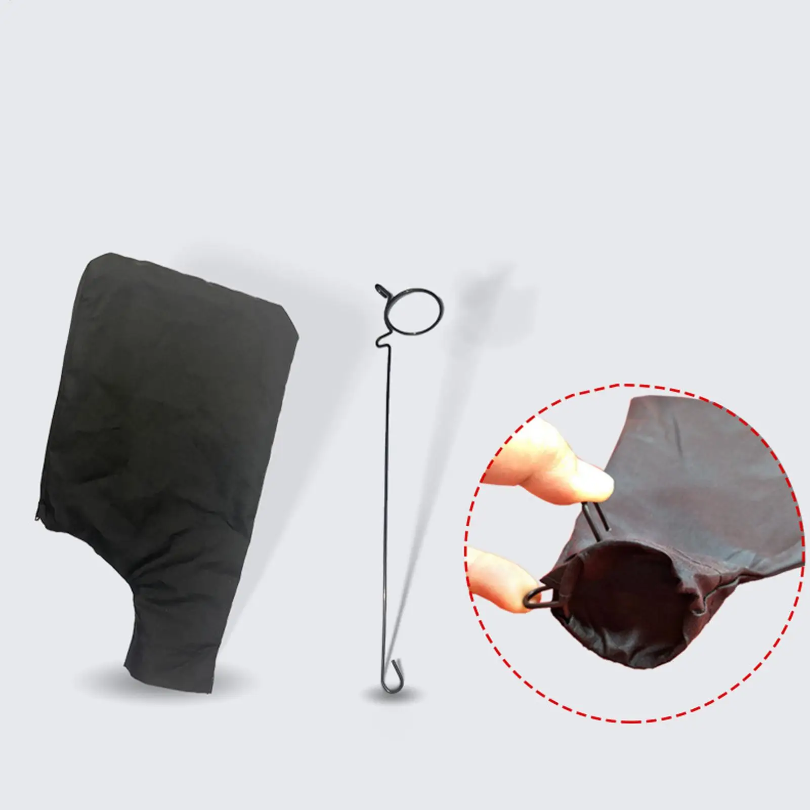 

1Pcs Anti-dust Cover Bag 255 Miter Saw Belt Sander Dust Collector Bags Power Tools Black Cloth Collection Bags