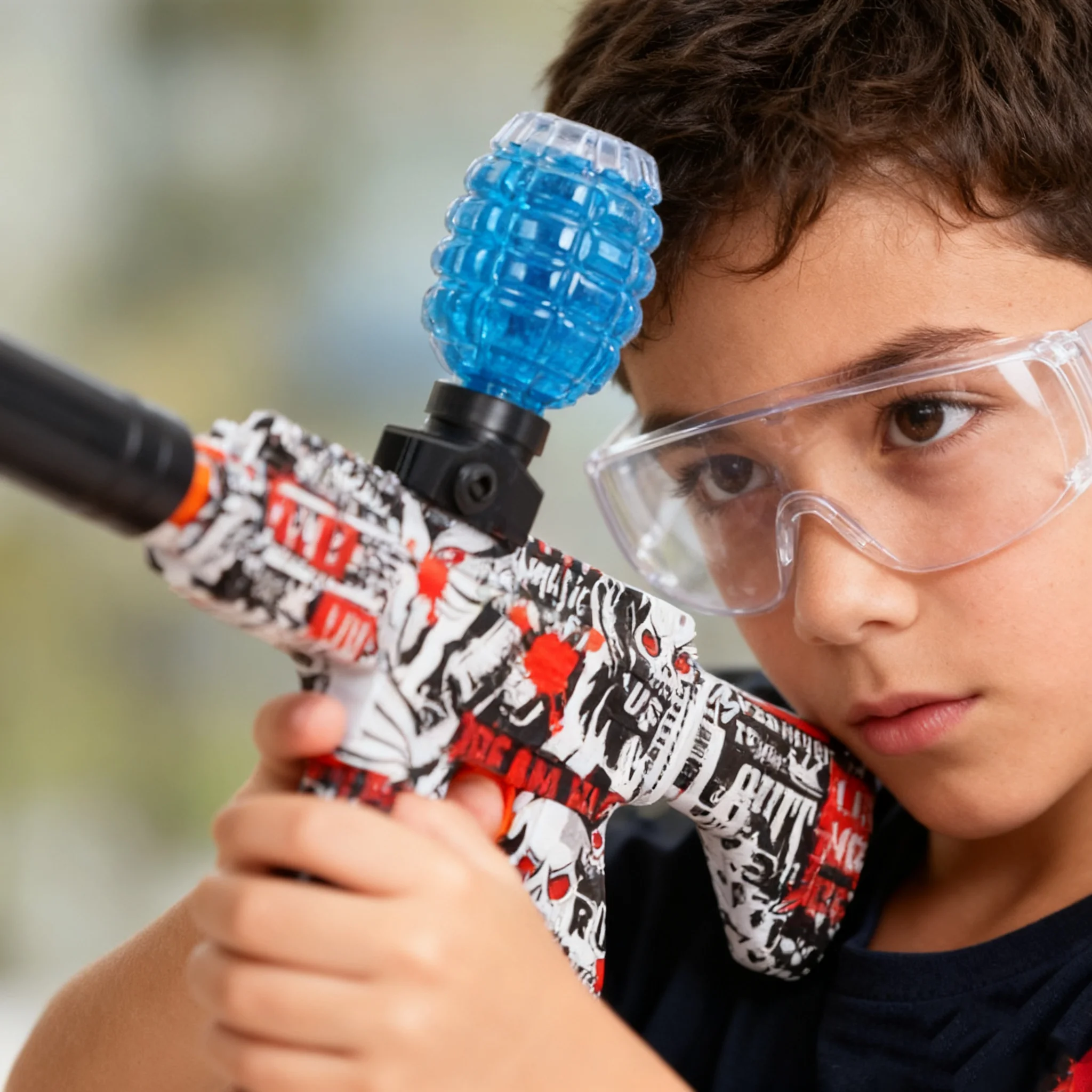 M416 Elektrische Ball Blaster Speelgoedpistool AK Pistool Schieten Sport Spel Outdoor Hoge Snelheid Oplaadbare Outdoor Game Partijen Voor Volwassen