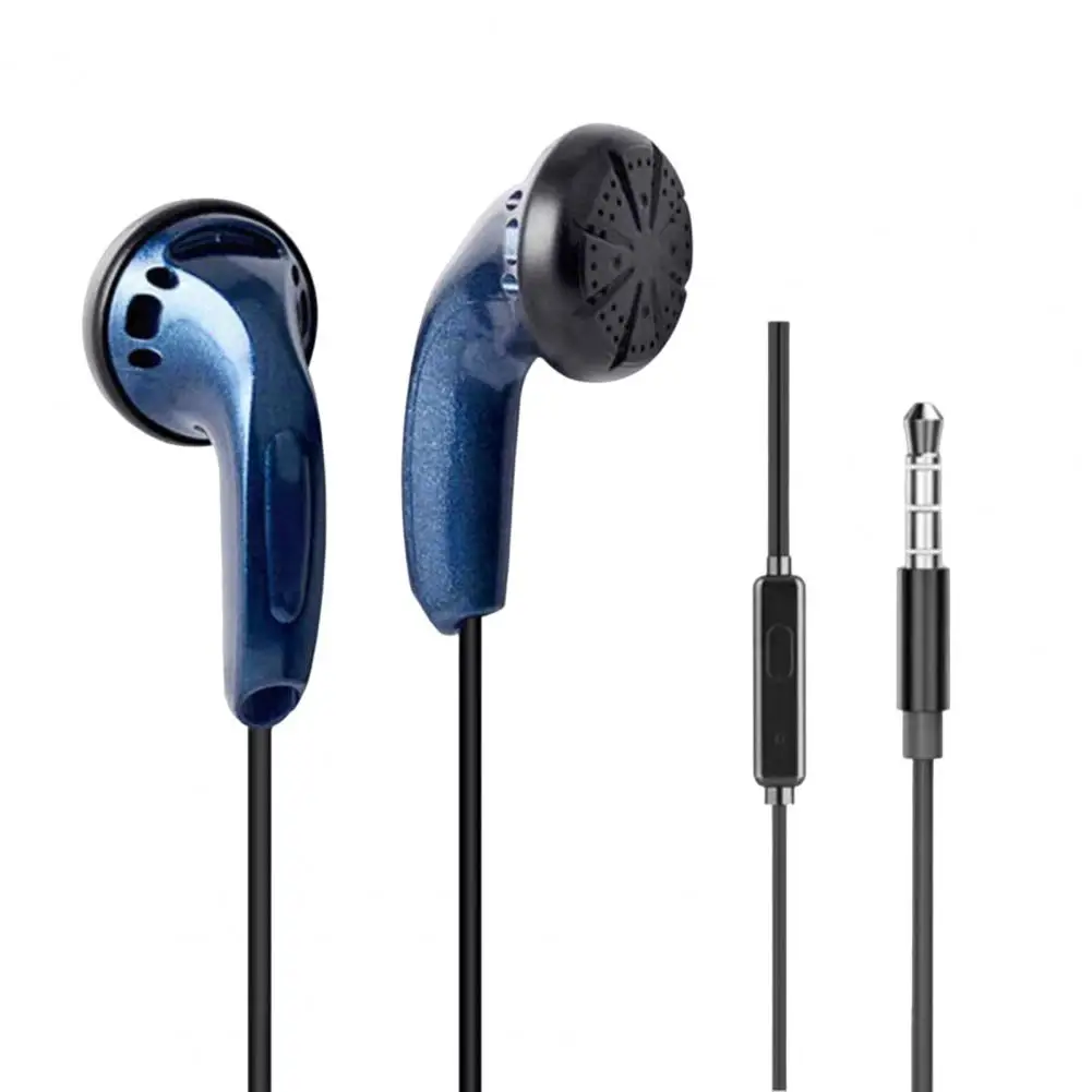 سماعة أذن سلكية ناعمة نقل ثابت عالمي 3.5 ملم HiFi داخل الأذن سماعة أذن رياضية للألعاب مضادة لللف